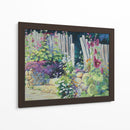 Hollyhock Garden - Julie G. Pollard | Cuadro decorativo de Canvas Lab