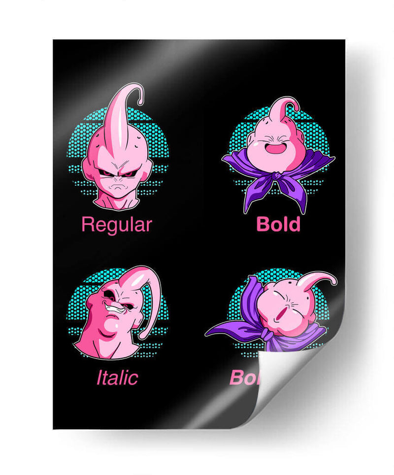 Majin Buu - Roge I. Luis | Cuadro decorativo de Canvas Lab