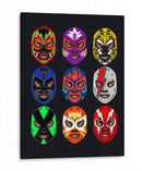 Máscaras Lucha Libre - Roge I. Luis | Cuadro decorativo de Canvas Lab