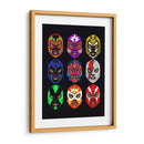 Máscaras Lucha Libre - Roge I. Luis | Cuadro decorativo de Canvas Lab