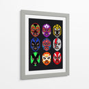 Máscaras Lucha Libre - Roge I. Luis | Cuadro decorativo de Canvas Lab
