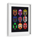 Máscaras Lucha Libre - Roge I. Luis | Cuadro decorativo de Canvas Lab