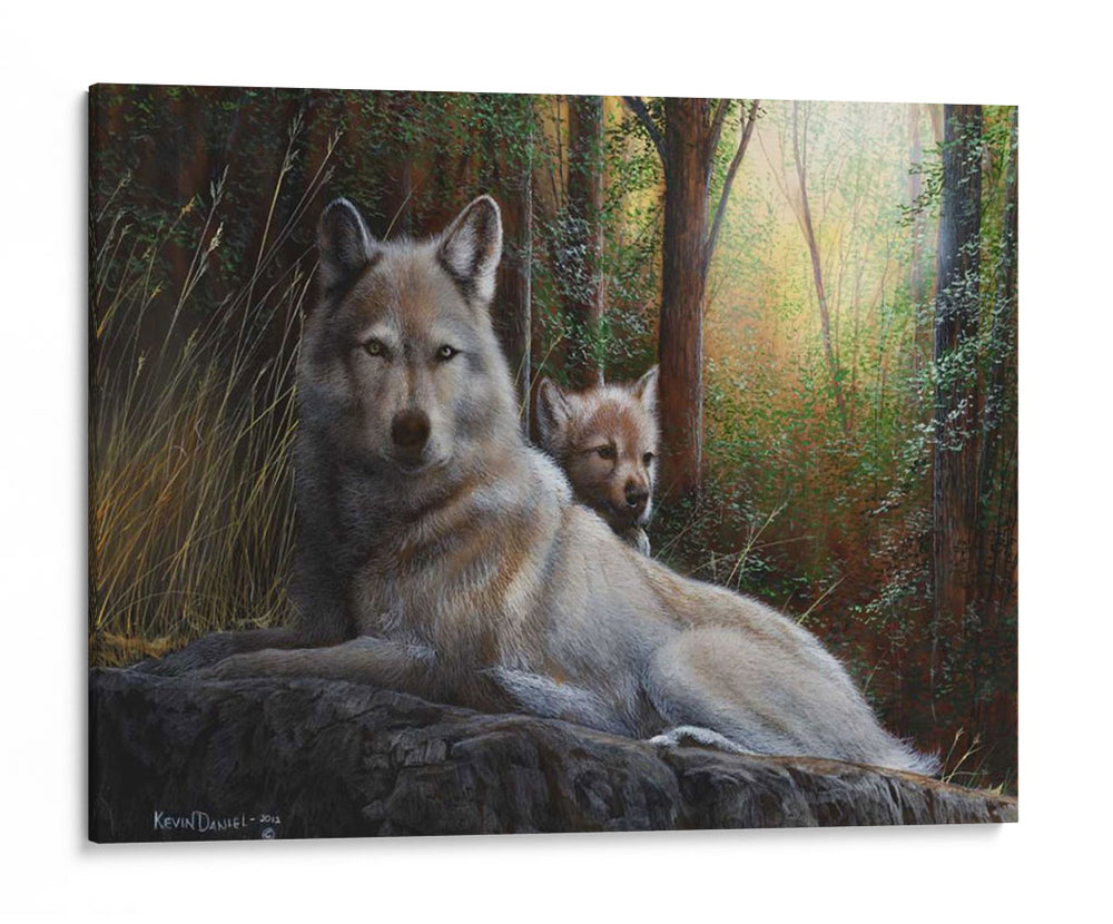 Lobos Reclinados - Kevin Daniel | Cuadro decorativo de Canvas Lab