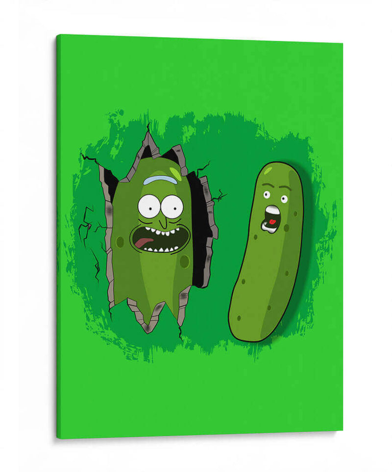 Pickle Rick - Roge I. Luis | Cuadro decorativo de Canvas Lab