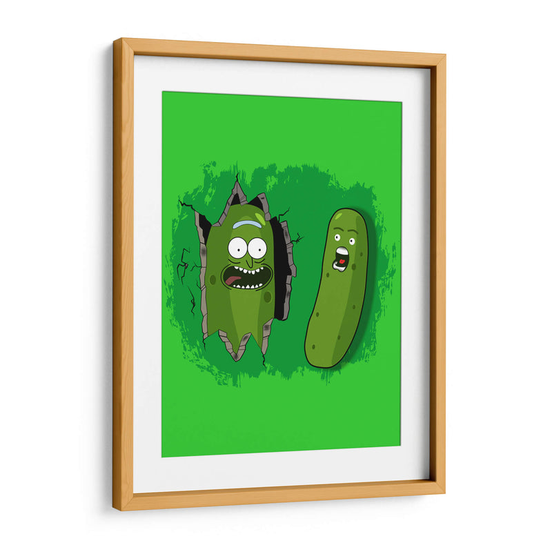 Pickle Rick - Roge I. Luis | Cuadro decorativo de Canvas Lab