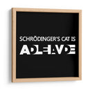 El gato de Schrödinger - Roge I. Luis | Cuadro decorativo de Canvas Lab