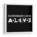 El gato de Schrödinger - Roge I. Luis | Cuadro decorativo de Canvas Lab