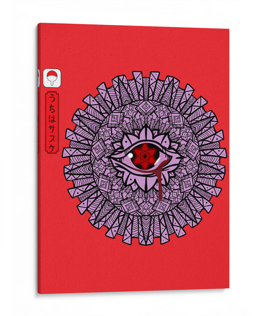 Sharingan Sasuke - Roge I. Luis | Cuadro decorativo de Canvas Lab