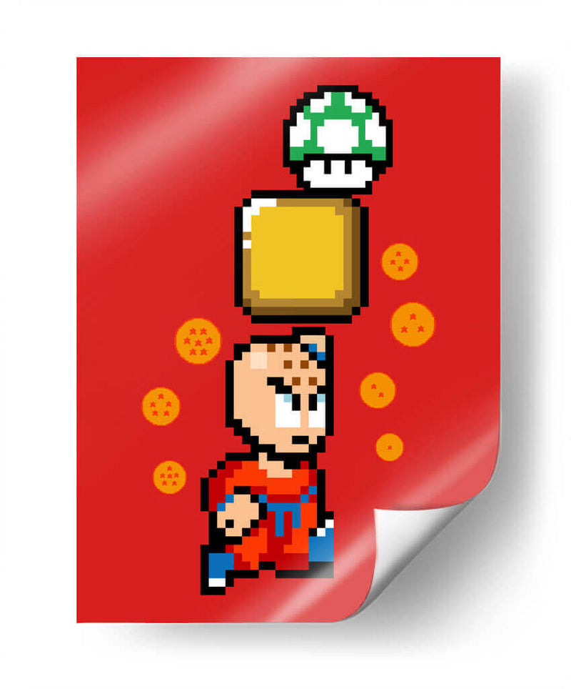 Súper Krilin - Roge I. Luis | Cuadro decorativo de Canvas Lab