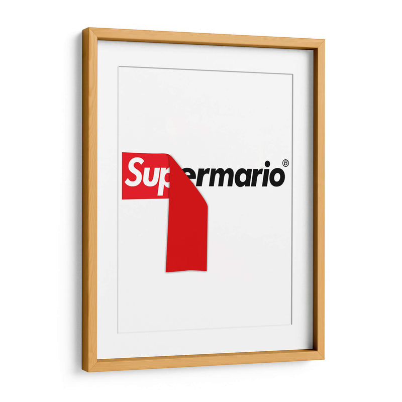 Supreme Mario - Roge I. Luis | Cuadro decorativo de Canvas Lab