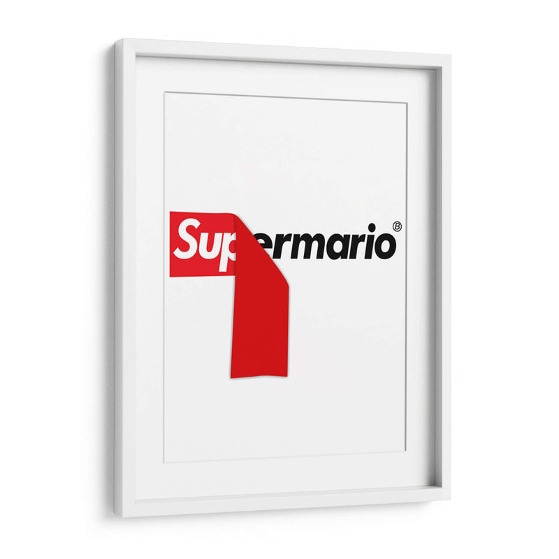 Supreme Mario - Roge I. Luis | Cuadro decorativo de Canvas Lab