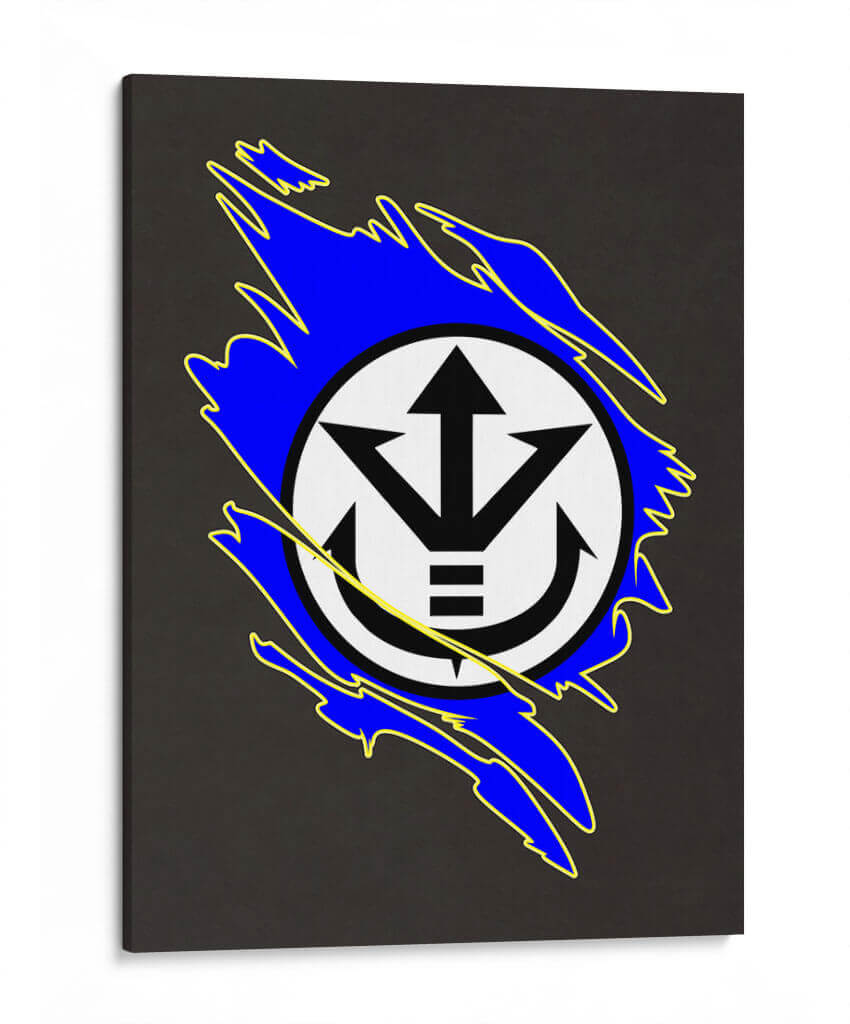 Vegeta Familia Real Saiyajin - Roge I. Luis | Cuadro decorativo de Canvas Lab