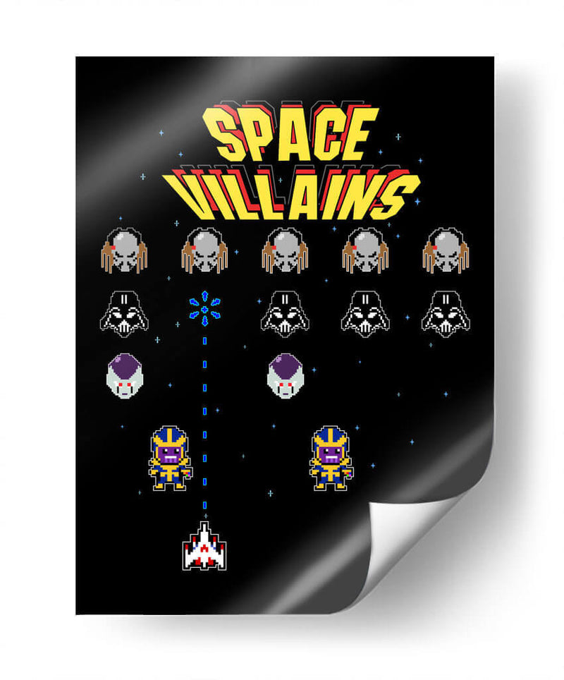 Villanos del espacio - Roge I. Luis | Cuadro decorativo de Canvas Lab