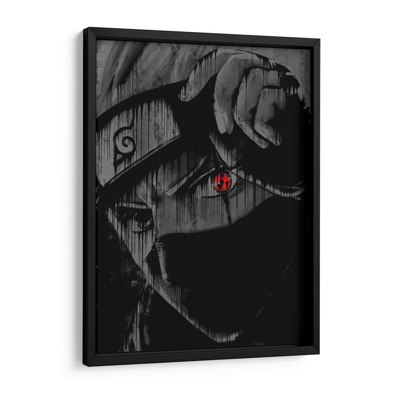 Kakashi Sharingan - Dry Ink | Cuadro decorativo de Canvas Lab