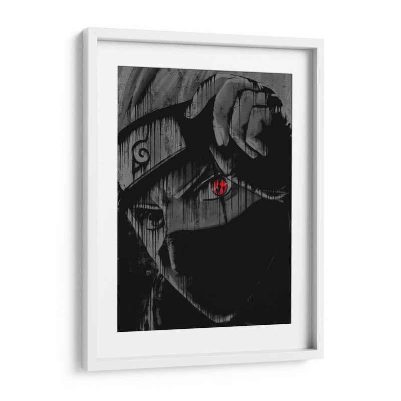 Kakashi Sharingan - Dry Ink | Cuadro decorativo de Canvas Lab
