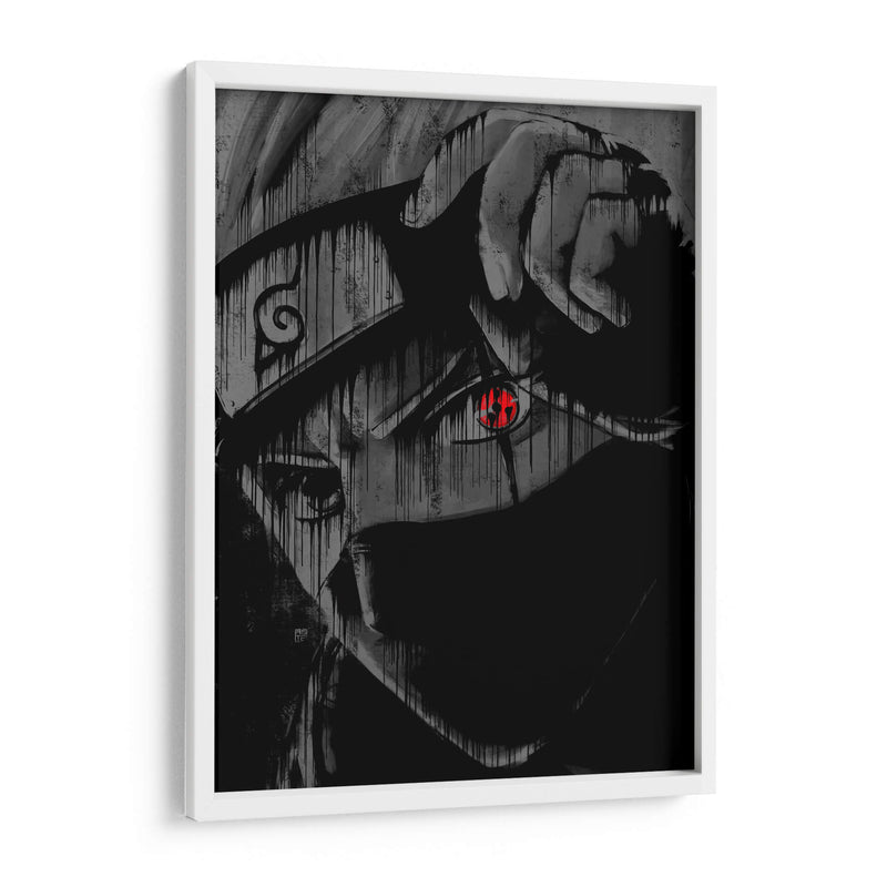 Kakashi Sharingan - Dry Ink | Cuadro decorativo de Canvas Lab