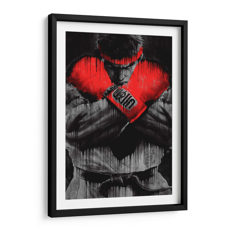 Ryu - Dry Ink | Cuadro decorativo de Canvas Lab