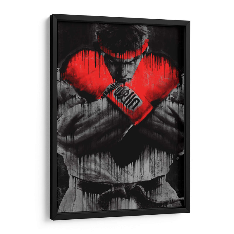 Ryu - Dry Ink | Cuadro decorativo de Canvas Lab