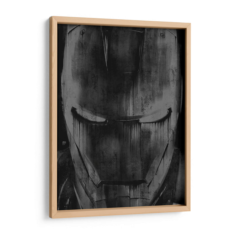 Iron Man Drip - Dry Ink | Cuadro decorativo de Canvas Lab