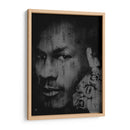 6 Rings Jordan - Dry Ink | Cuadro decorativo de Canvas Lab