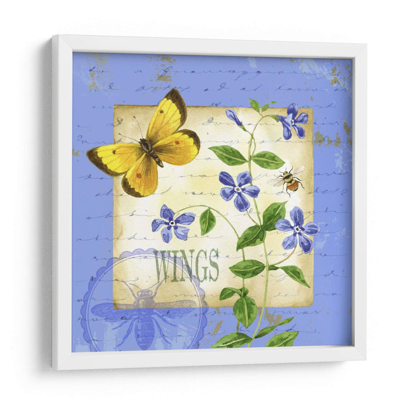 Butterfly Meadow Iii - Jane Maday | Cuadro decorativo de Canvas Lab