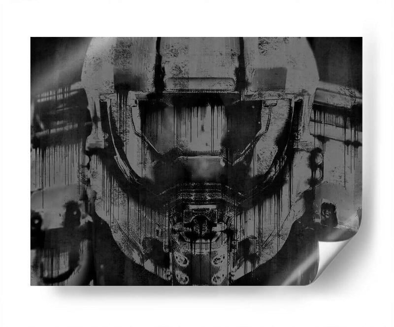 Master Chief Drip - Dry Ink | Cuadro decorativo de Canvas Lab
