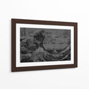 La Gran Ola Blanco y Negro - Dry Ink | Cuadro decorativo de Canvas Lab