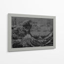La Gran Ola Blanco y Negro - Dry Ink | Cuadro decorativo de Canvas Lab
