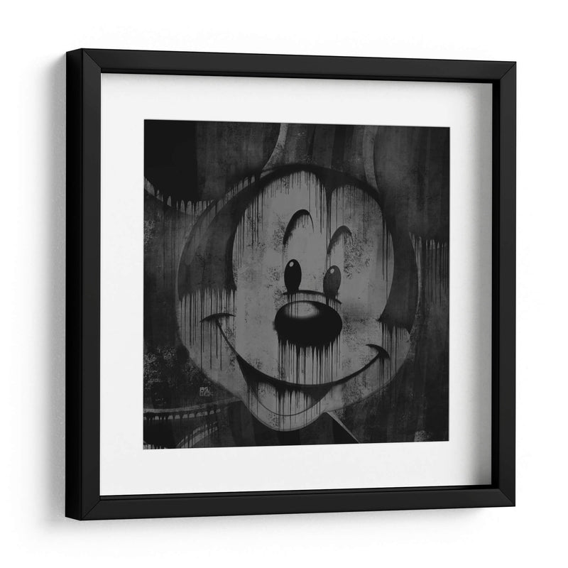 Cartoon Mouse Drip - Dry Ink | Cuadro decorativo de Canvas Lab