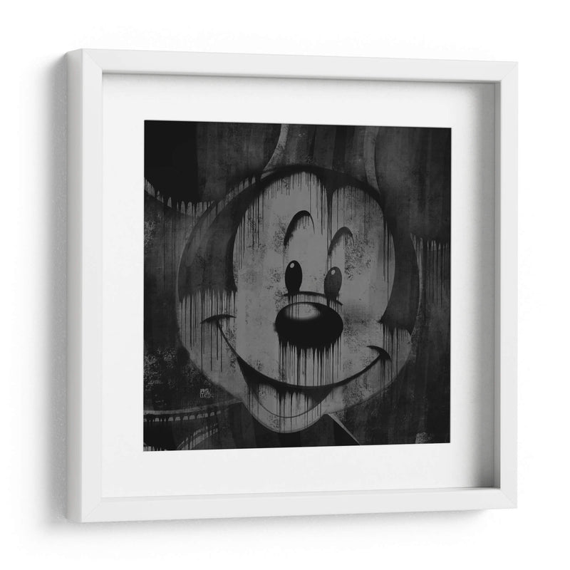 Cartoon Mouse Drip - Dry Ink | Cuadro decorativo de Canvas Lab