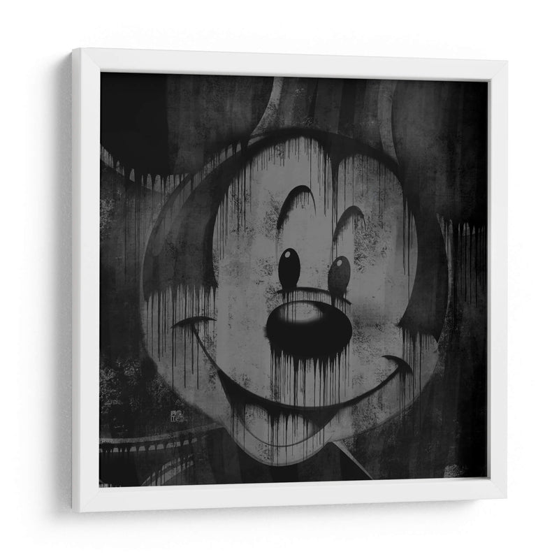Cartoon Mouse Drip - Dry Ink | Cuadro decorativo de Canvas Lab