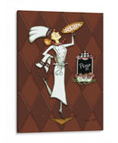 Miss Pizza - Sydney Wright | Cuadro decorativo de Canvas Lab