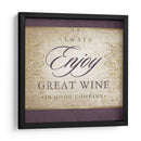 Inspiración Del Vino Iii - Beth Anne Creative | Cuadro decorativo de Canvas Lab