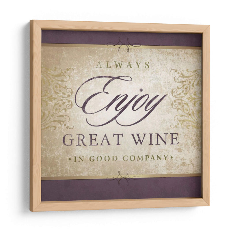 Inspiración Del Vino Iii - Beth Anne Creative | Cuadro decorativo de Canvas Lab