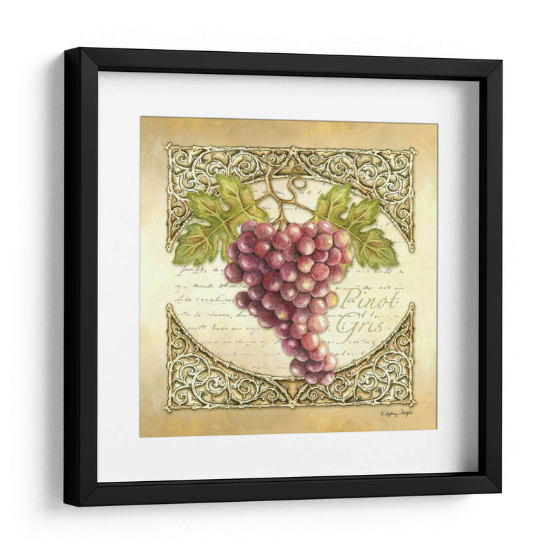 Uvas De Vino I - Sydney Wright | Cuadro decorativo de Canvas Lab