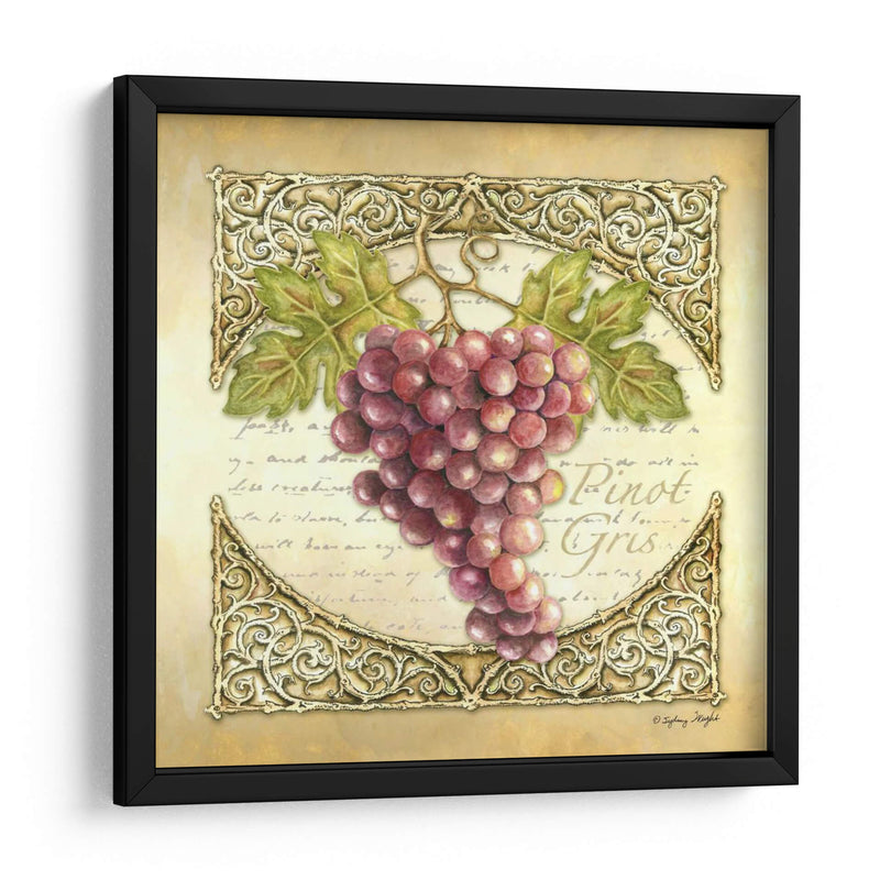 Uvas De Vino I - Sydney Wright | Cuadro decorativo de Canvas Lab