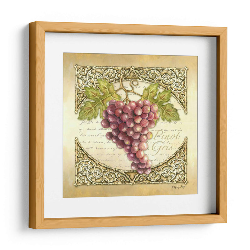 Uvas De Vino I - Sydney Wright | Cuadro decorativo de Canvas Lab