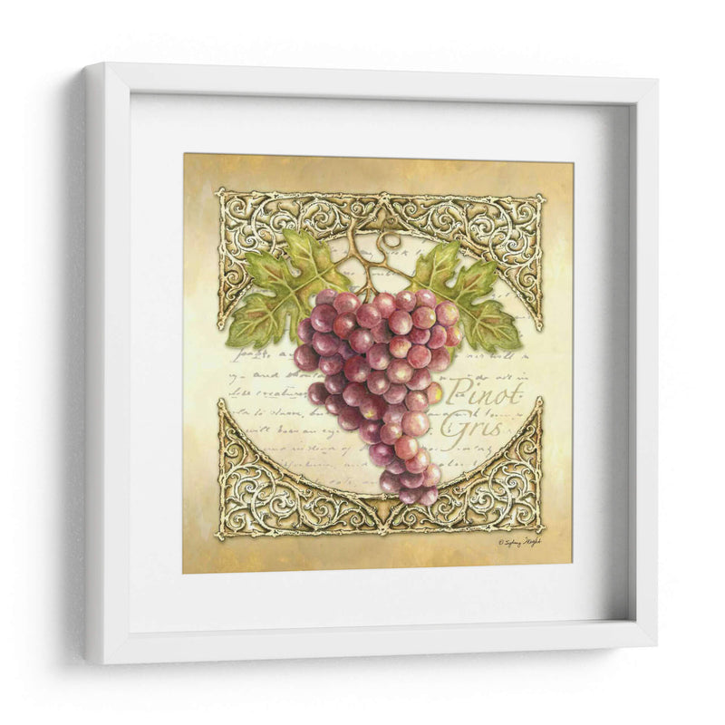 Uvas De Vino I - Sydney Wright | Cuadro decorativo de Canvas Lab