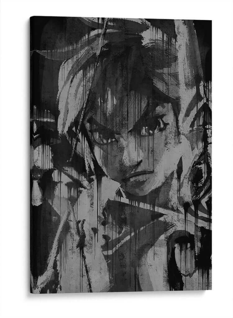 Link with Arrow Drip - Dry Ink | Cuadro decorativo de Canvas Lab