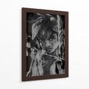 Link with Arrow Drip - Dry Ink | Cuadro decorativo de Canvas Lab