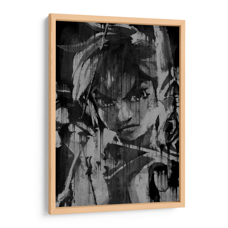 Link with Arrow Drip - Dry Ink | Cuadro decorativo de Canvas Lab