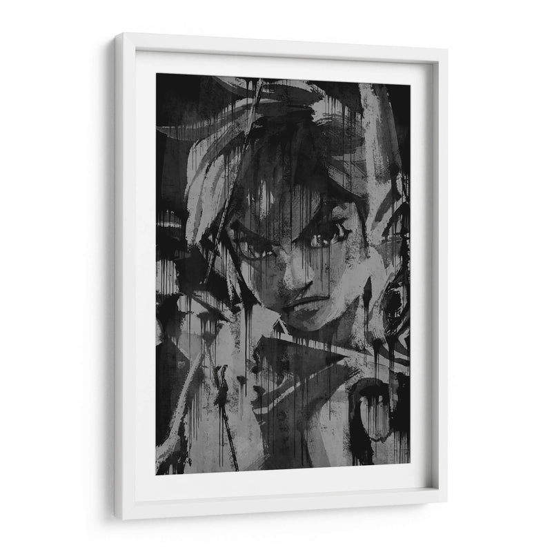 Link with Arrow Drip - Dry Ink | Cuadro decorativo de Canvas Lab