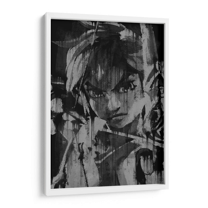 Link with Arrow Drip - Dry Ink | Cuadro decorativo de Canvas Lab