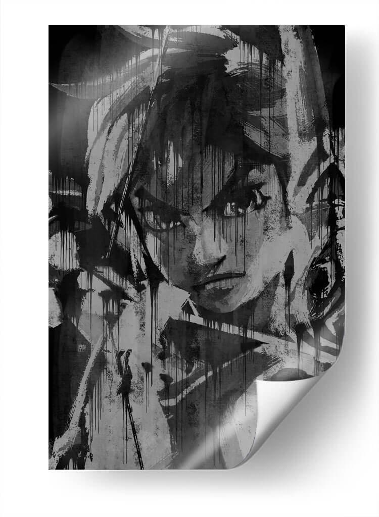 Link with Arrow Drip - Dry Ink | Cuadro decorativo de Canvas Lab