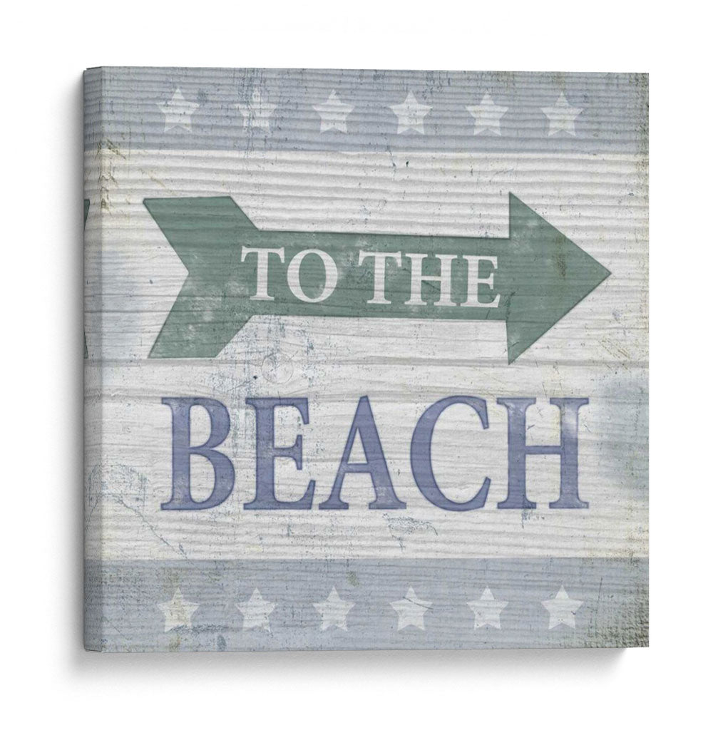 Signo De Playa Vii - Beth Anne Creative | Cuadro decorativo de Canvas Lab