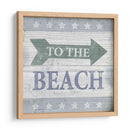 Signo De Playa Vii - Beth Anne Creative | Cuadro decorativo de Canvas Lab