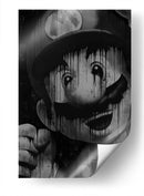 Mario Drip - Dry Ink | Cuadro decorativo de Canvas Lab