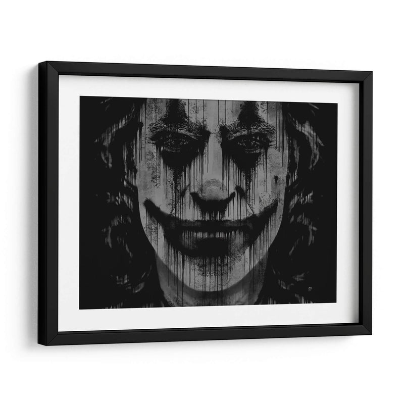 The Joker Drip - Dry Ink | Cuadro decorativo de Canvas Lab