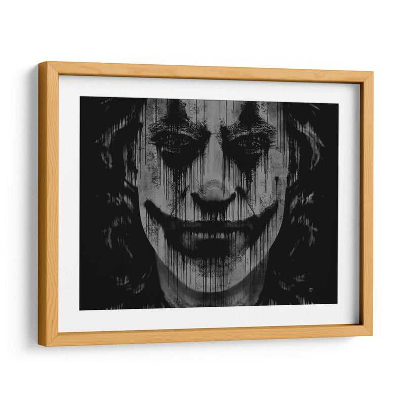The Joker Drip - Dry Ink | Cuadro decorativo de Canvas Lab