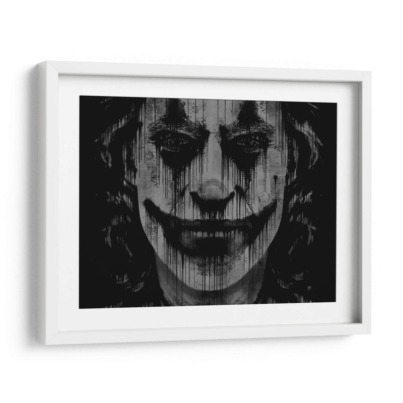 The Joker Drip - Dry Ink | Cuadro decorativo de Canvas Lab